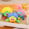 Funny Snot Bear Sausage Mouth Doll Keychain Bag Pendant Plush Toy Ugly Cute Doll For Girls Gift