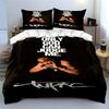 "Only God Can Judge Me Black Bedding Set" Bedding Set (1 Duvet Cover, 2 Pillowcases, Duvet Not Included)