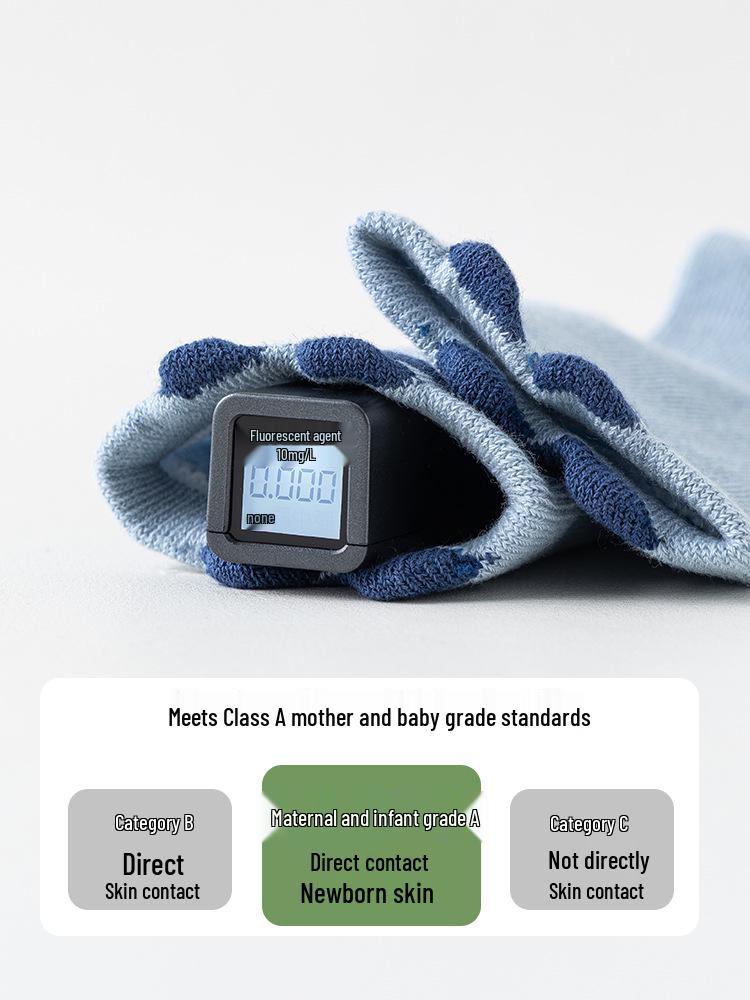 Newborn To 3-Year-Old Boneless Cotton Calf Socks - Spring, Autumn, Winter