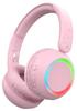 Наушники Lalarma Wireless Headphone with Lights Розовый
