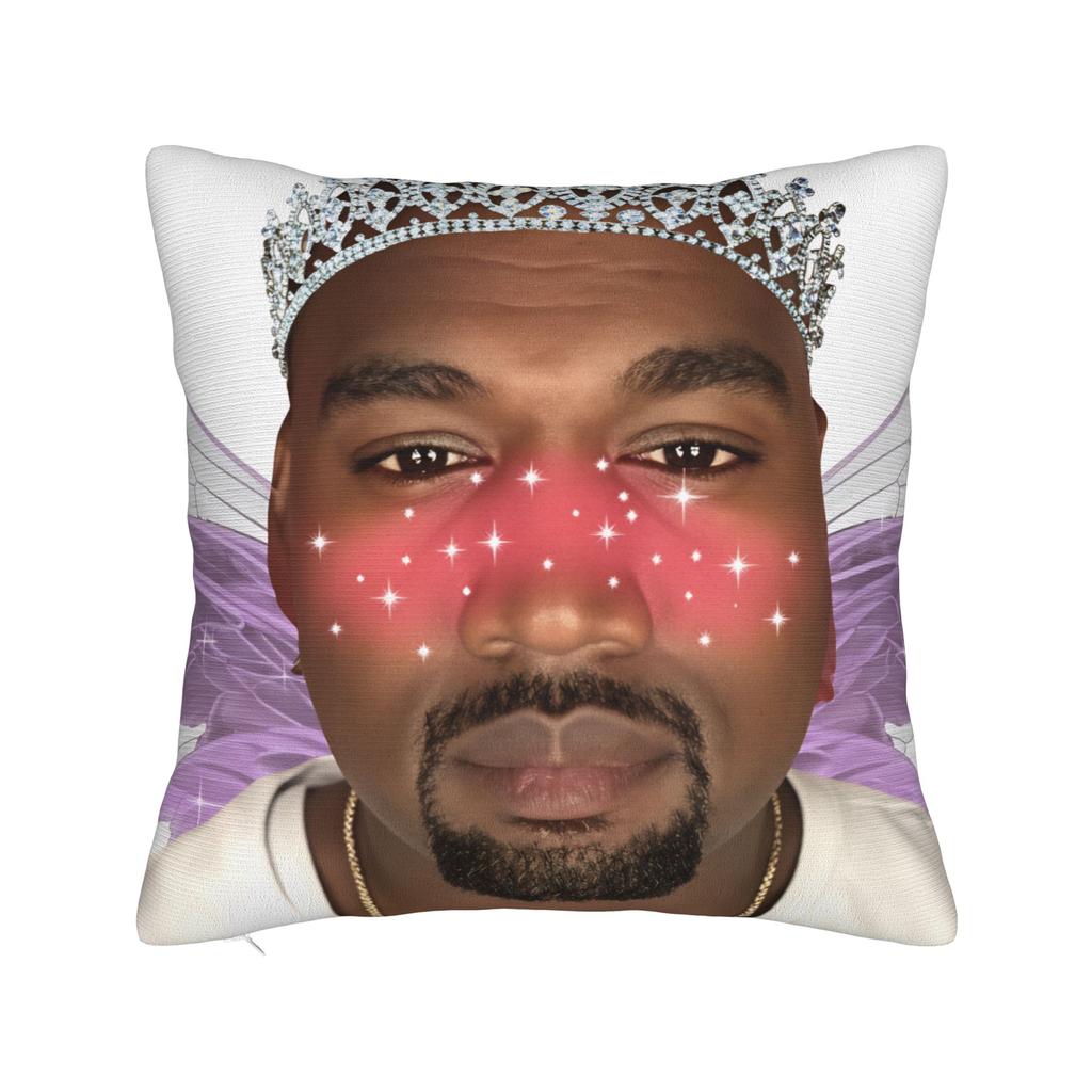 Kanye West Meme Pillow Cover  Square Cushion Cover Vintage Pillow Case For Sofa Home Decor