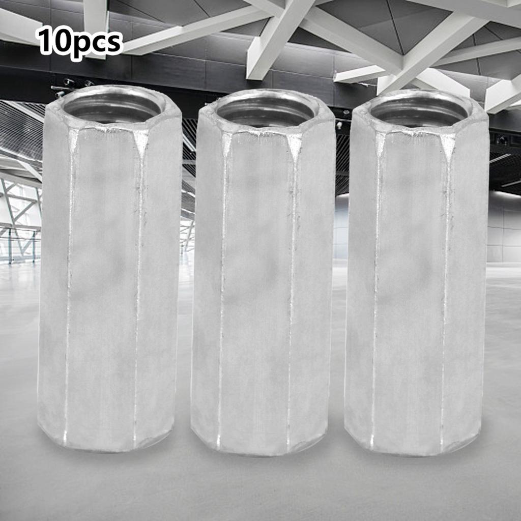 10 szt. Nakrętka z długim prętem M8 Sześciokątna nakrętka tulejowa z gwintem dystansowym (M8*28)