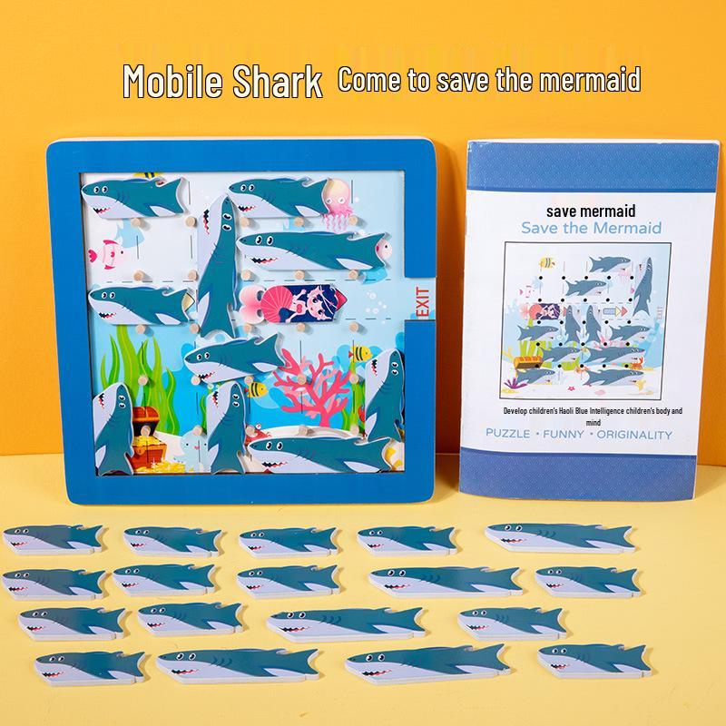 

Mermaid Rescue Wooden Educational Game for Kids