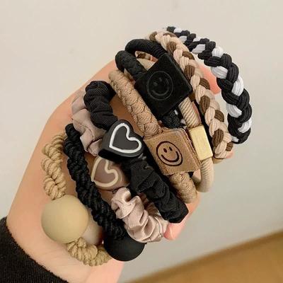 10pcs Hair Ties Scrunchies For Women Girls Elastic Rubber Band For Hair Gums Straps Garter Ponytail Holder Hair Band Scrunchy