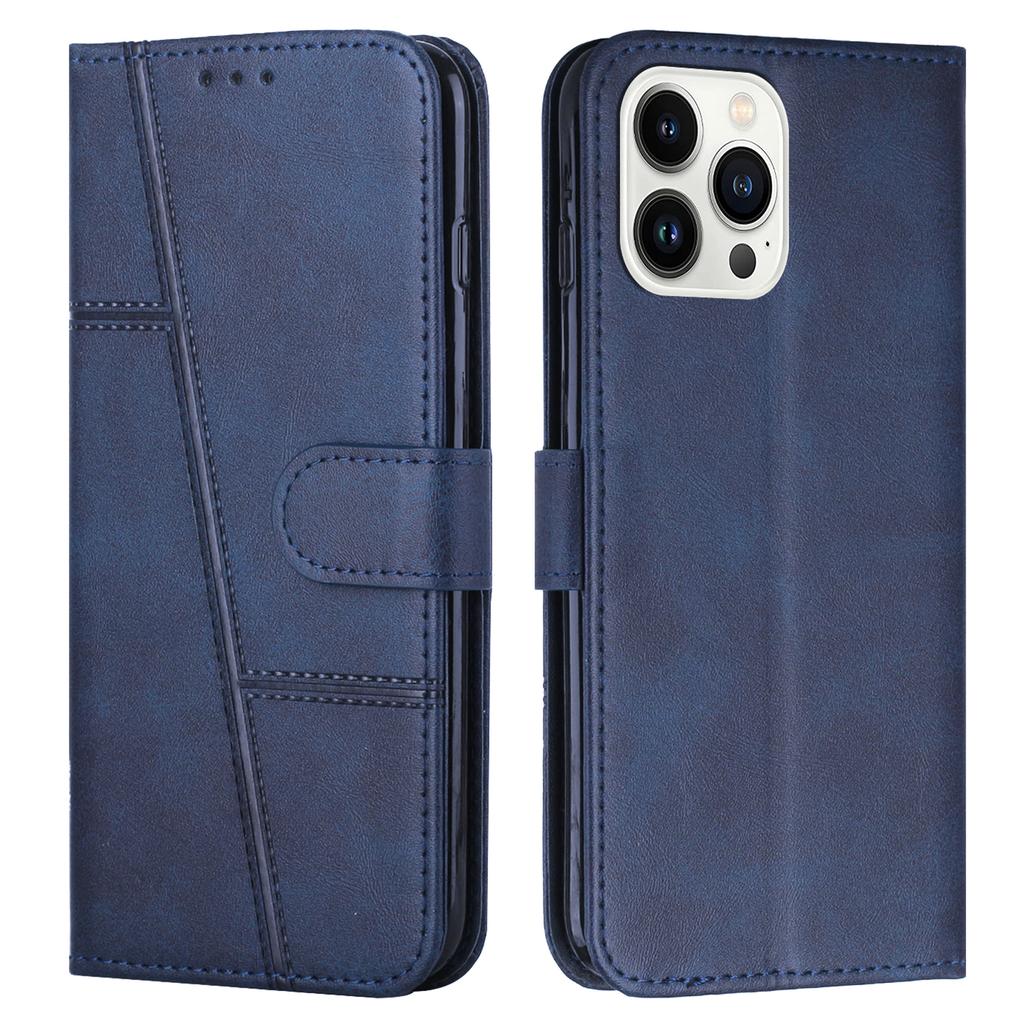 Für iPhone 16 Pro Max Hülle TPU Innenteil Schutz Leder Geldbörse Handyhülle