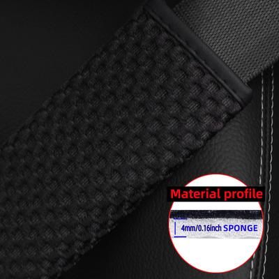 A Three-dimensional Massage Mesh Cloth Breathable Car Seat Belt Shoulder Strap Cover Insurance Strap Cover Car Accessories