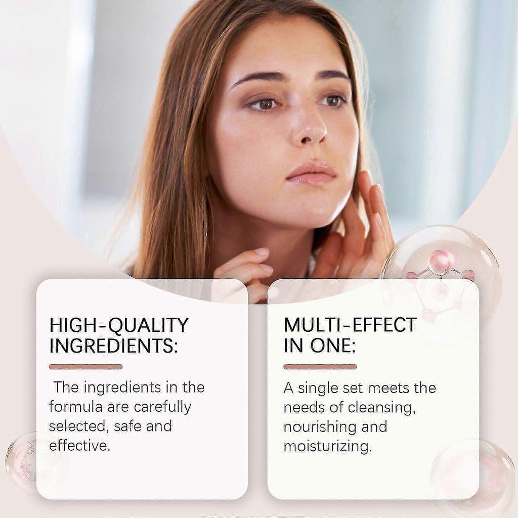 Skin care gift box, moisturizing skin care set, firming anti-aging, restoring skin elasticity, daily skin care set