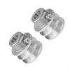 28GC 2pcs Belt Pulley Engine Pulley Easy Installation 54mm/56mm Diameter Double Grooves Pulley A Belt for 168F 170F Engine