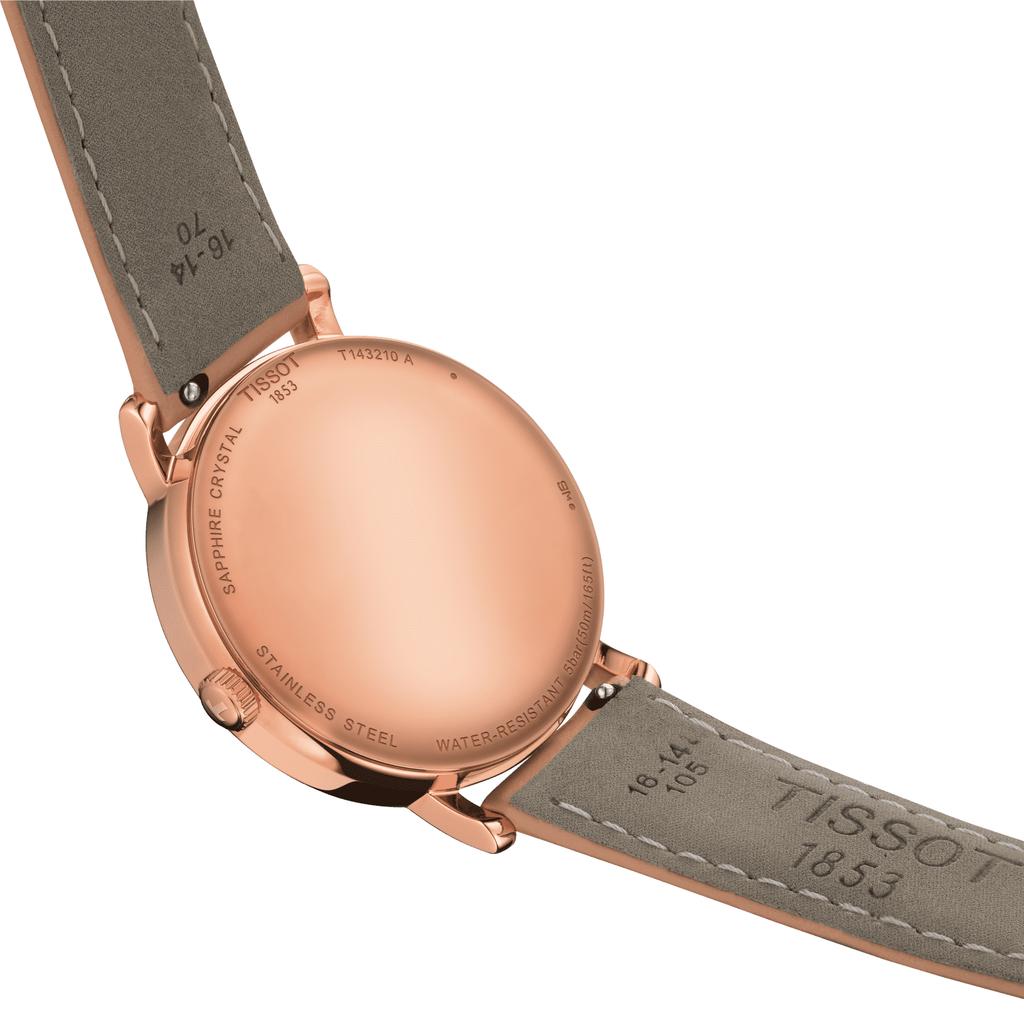Tissot Leather Strap White Dial Men's Fashion Watch T143.210.36.011.00