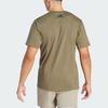 Adidas Train Essentials Seasonal Brand Love Camo Tee Olive Strata/Dark Blue Men Streetwear IM7452