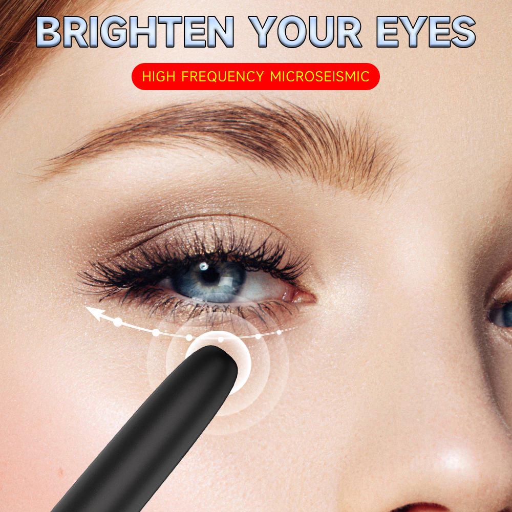 Multi-Function 10-Speed Vibration Wand & Soft Bristle Makeup Brush for Women