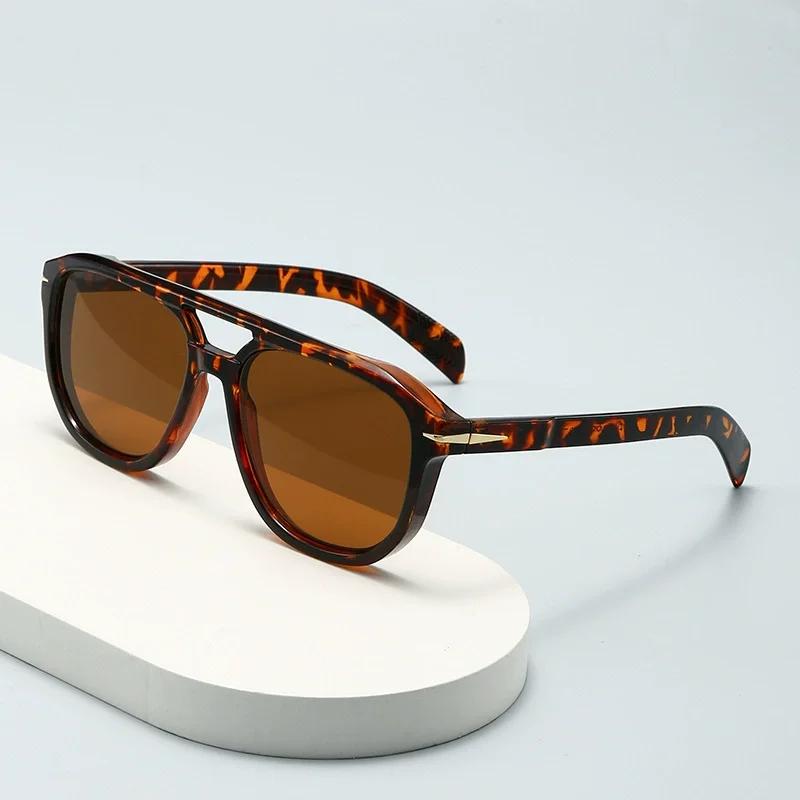 Classic Retro Vintage Aviation Pilot Sunglasses Women Men Big Large Oversized Frame Luxury Designer Shades 70s Sun Glasses