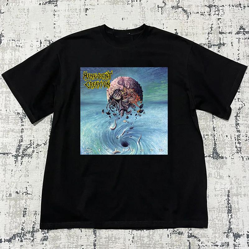 Malevolent Creation Stillborn Black Cotton T Shirt Full Size S5XL Unisex T-Shirt S