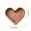 Hjerteformede tallerkener Dessertfat Sushi serveringsbrett Godteriskåler Dekorative trepaller Dekorer Valentinsdag Godteriskål