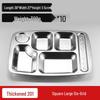 Stainless Steel Divided Meal Trays for Kids & Adults