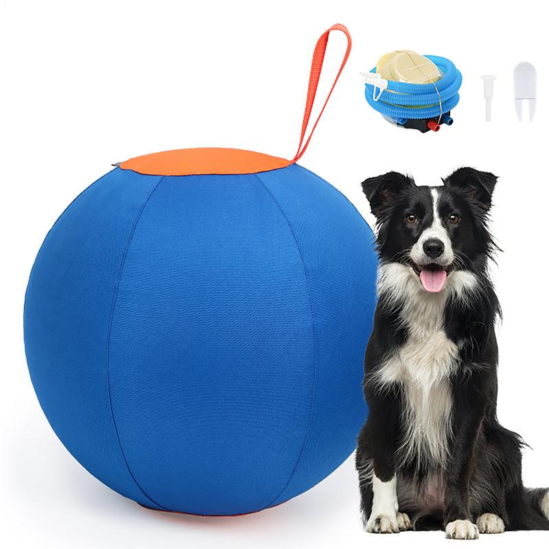 Dog Herding Ball for Dogs & Puppies Toy Balls for Cattle Oxford Fabric Cover Large Dog Toy Multipurpose Puppy Toys for Training