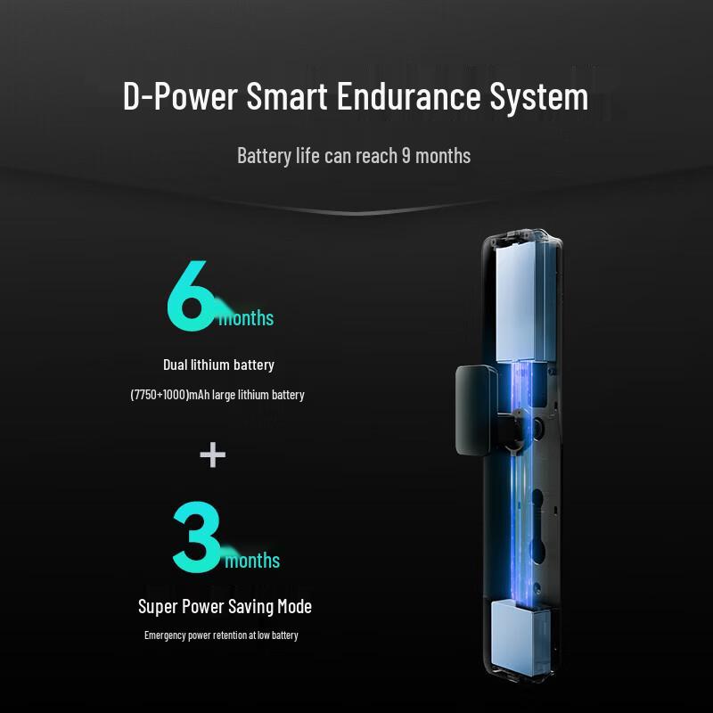 DESMAN Q5F Pro 3D Face Smart Door Lock with Dual Camera & Visual Peephole