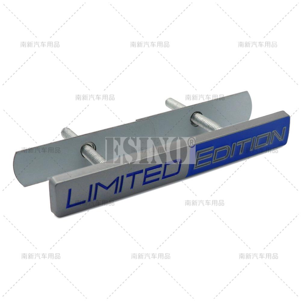 Car Styling 3D Limted Edition Decorative Metal Grill Emblem Rear Trunk Badge Fender Sticker Body Decal Car Accessories