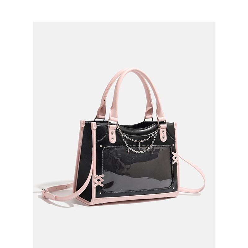 

Niche Design Portable Premium Sense Hottie Commuter Shoulder Oblique Straddle Bag Female чёрный