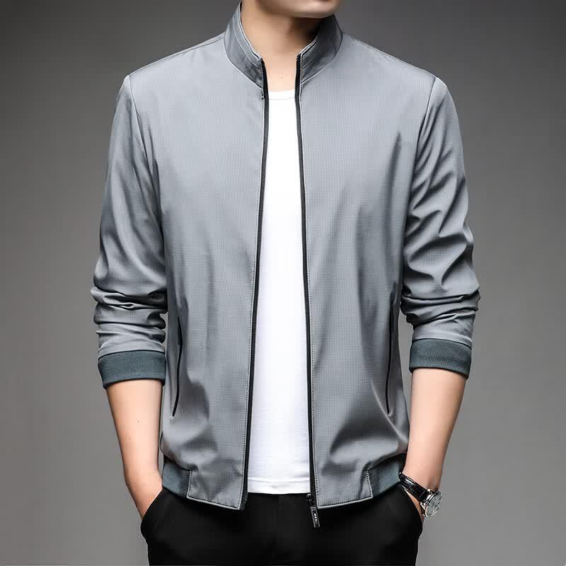 IMAGINEX Men s Classic Stand Collar Casual Jacket L