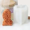 Decorative Resin Art Crafting Supplies Flexible Silicone Bees Flower Patterned Candle Molds for Candle Home Decorations