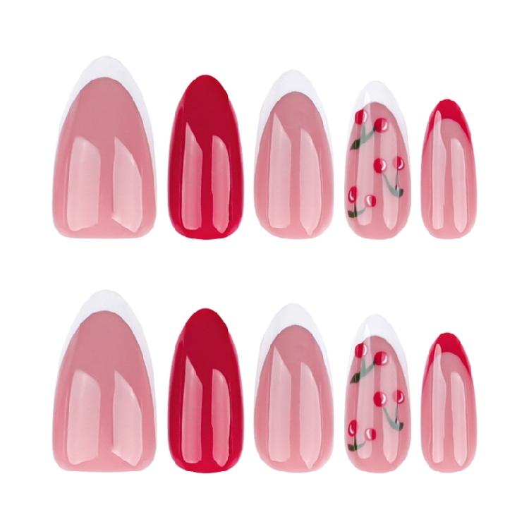 Mandel-Nagelspitzen Falsche Nägel Kleben auf Nagel Aufkleben Nagel Aufpressen Nagel Künstlicher Falscher Nagel für Damen und Mädchen Geschenke