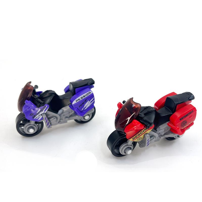 Alloy Motorcycle Metal Trolley Children'S Simulation Motorcycle Model Creative Keychain Pendant Toy Accessories
