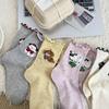 Cartoon Socks, Small Animals, Fungus, Trimmed Socks, Cute Ideas, Gauze Piles, Socks, Cotton Socks