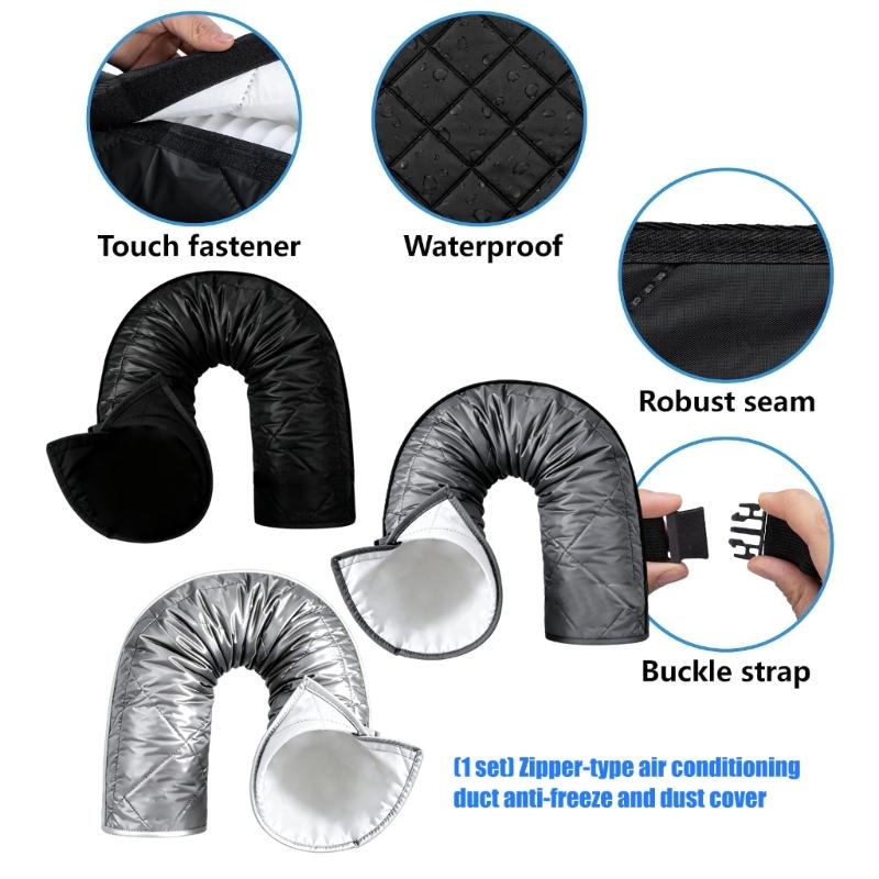Air Conditioner Exhaust Hose Cover, Removable Cloth Sleeve Designed for Insulation and Limiting Dust Contact During Use