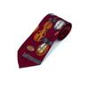 Stylish Men's Necktie Features Guitar And Drum Design For Music Enthusiasts And Casual Business Wear