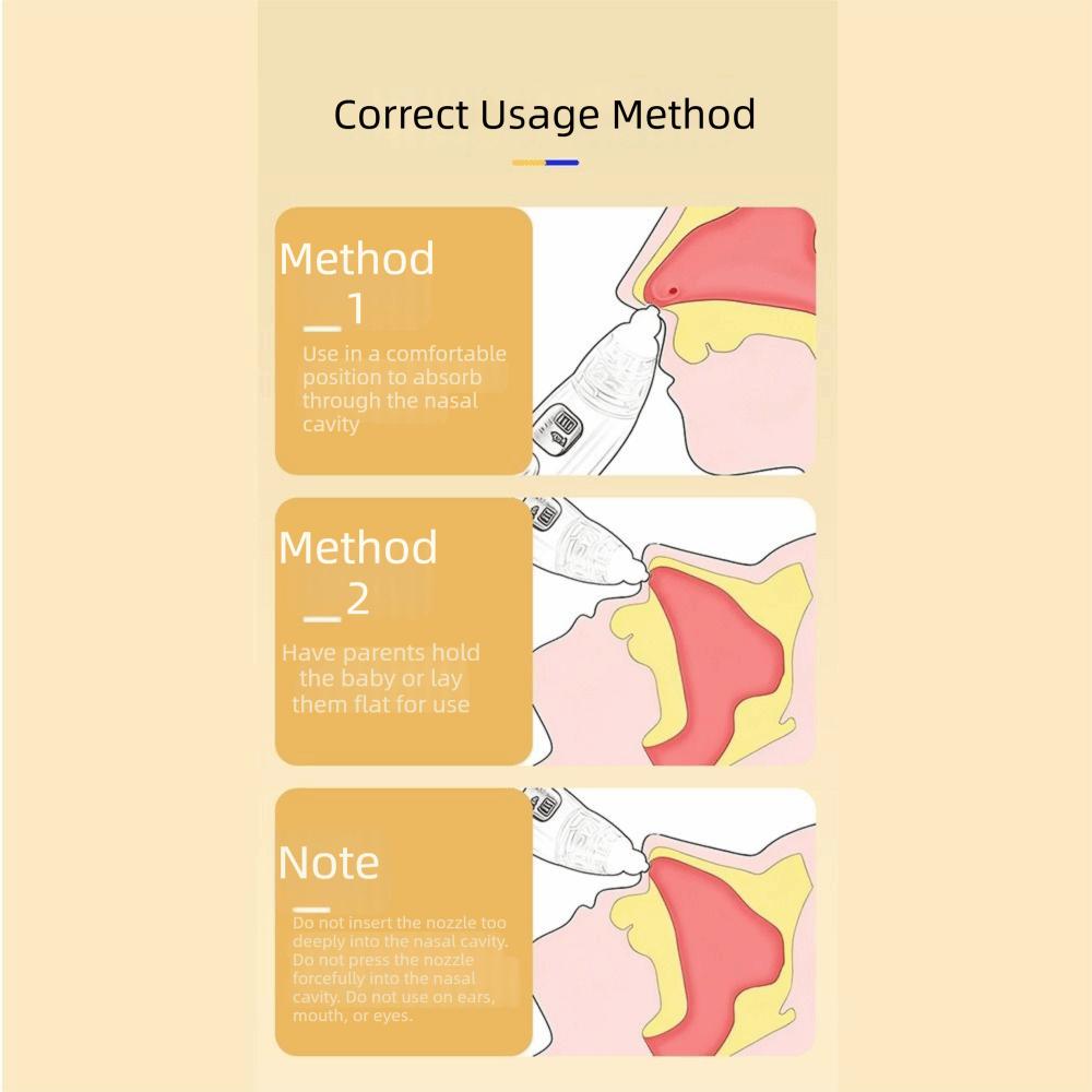 5 Modes Electric Baby Nasal Aspirator Rhinitis Cleaner Snot Sucker Newborn Nose Sucker For Infants