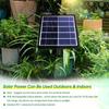Solar Timer Irrigation Kit: Automatic Watering System for Bonsai & Green Plants with Anti-Siphon Drip Tube