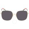 Gucci Grey Square Ladies Sunglasses Gg1195sk 003 59