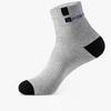 5 Pairs Socks Men's Summer ST Mid-calf Cotton Anti-odour Sweat Breathable Thin Socks Spring and Summer Sports Men's Socks Letters Short Socks
