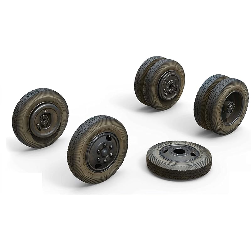 

mini art 1/35 ZIS-5 series wheelset plastic model
