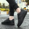 Sub-extra large size casual flat skateboard shoes autumn leather sports number