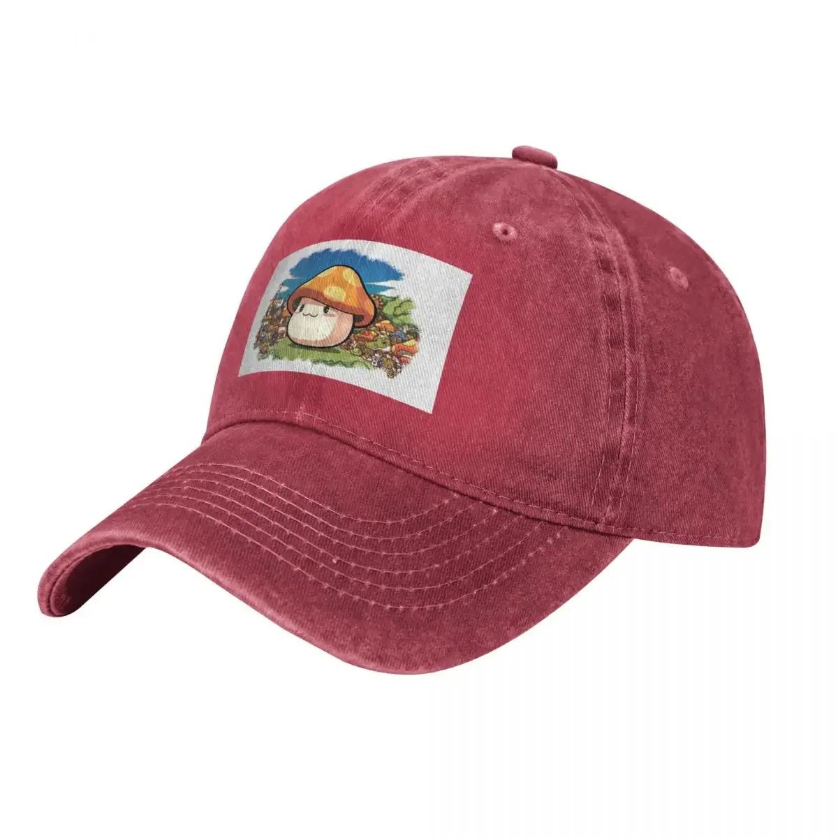 

Maplestory Orange Mushroom Fashion Baseball Cap Peaked Cap Unisexs Hat Womens Cap Beret Unisex One Size