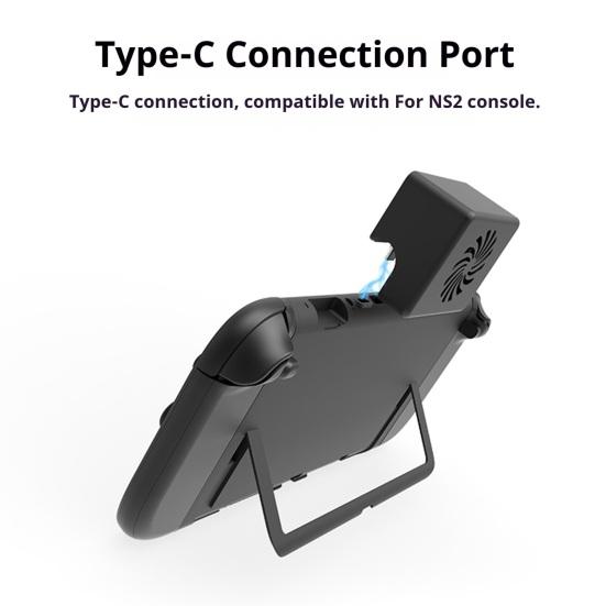 Cooling Fan for Nintendo Switch 2 3 Adjustable Speeds Game Console High Speed Cooler