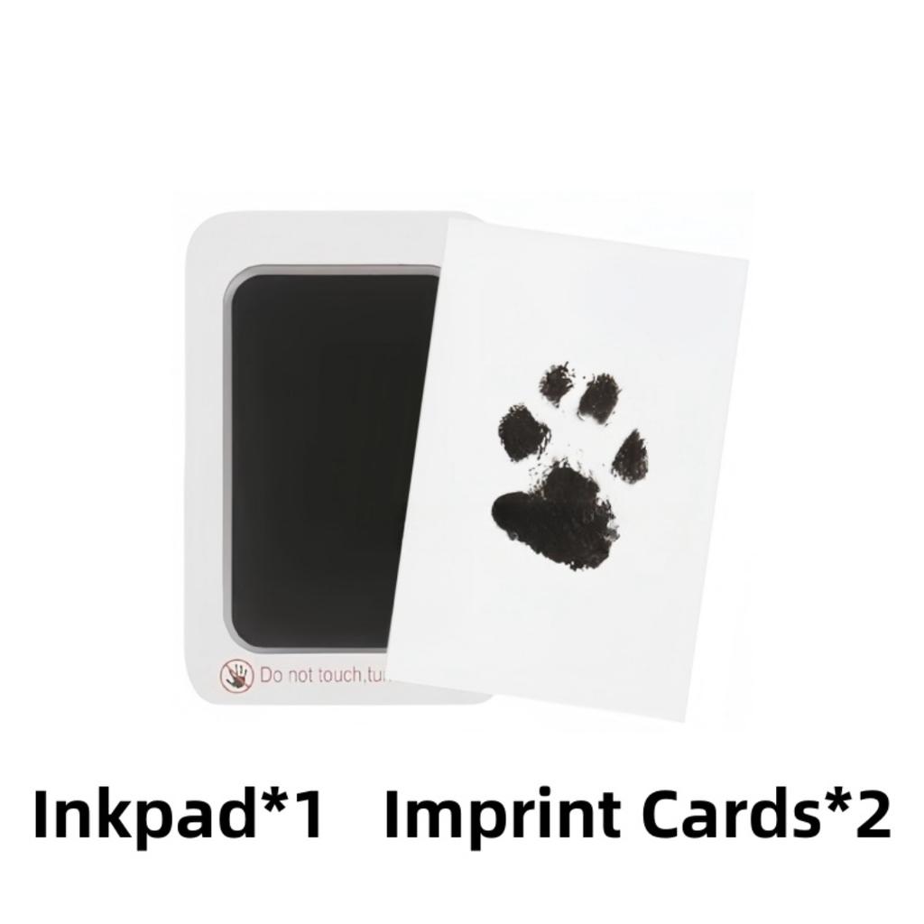 Baby Handprint and Footprint Kit Safe Non-Toxic Ink Pads Clean Inkless Touch Pet Paw Print Ink Kits with Baby Gift Baby Items