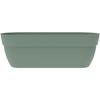 EDA Jardinière Basse Osaka 38 L - Avec Barre Métallique De Renfort - 77,3 X 30,7 X H.25,9 Cm - Vert Laurier