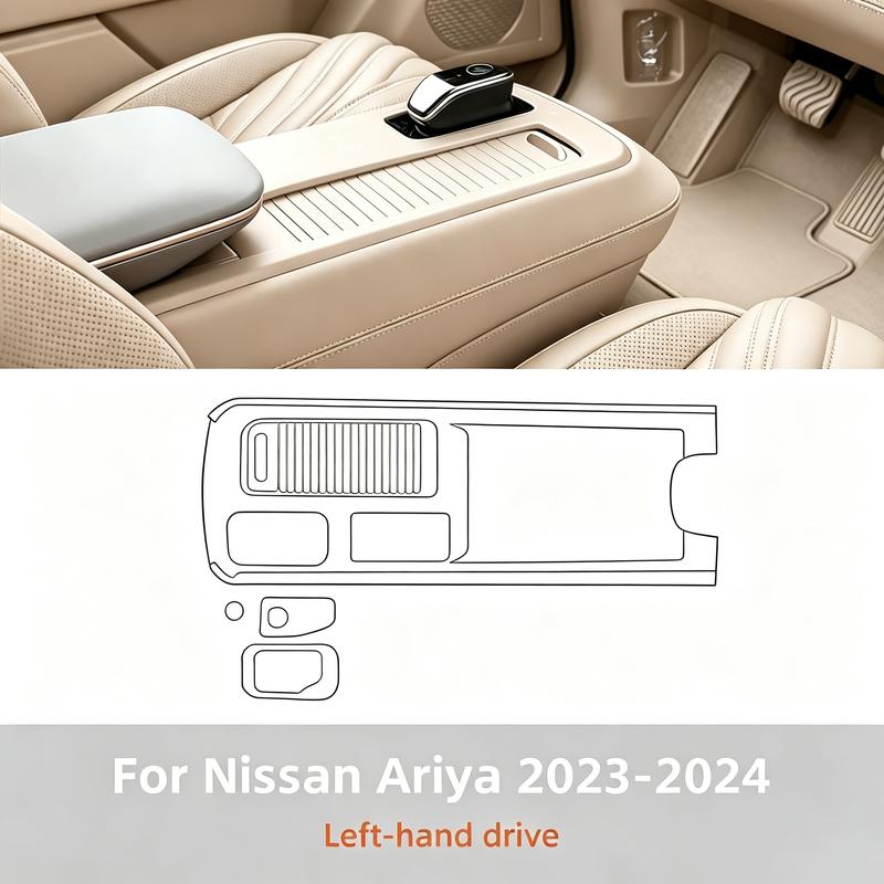 For Nissan Ariya -2024 Interior TPU Protective Transparent Film Pre Cutting Car PPF Paint Console Scratch Resistant Film