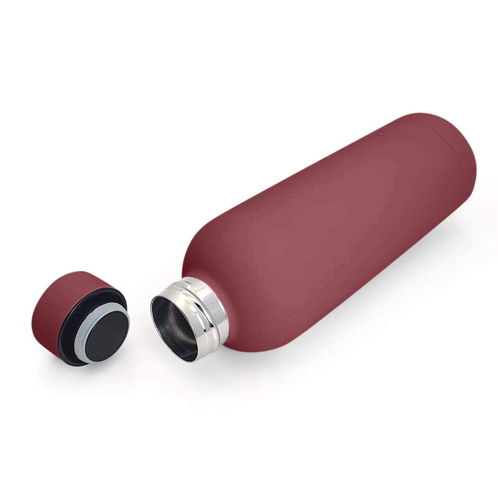 

00ml Stainless Steel Small Mouth Insulated Cup Portable Outdoor Sports Water Bottle One Size винний