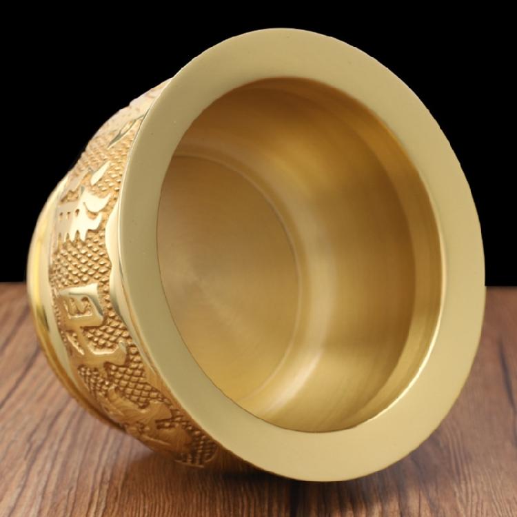 Brass Incenses Stick Holder Offering Bowl Ritual Vessel Incenses Burners of Buddhas Home Indoor Worship Censers Supplies