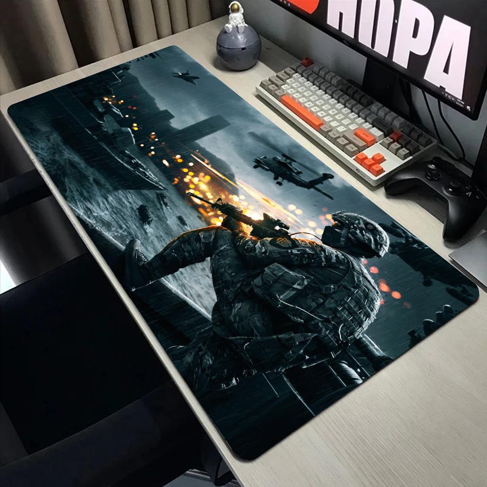 XXL Oval Tactical Gun Mouse Pad Large Office Keyboard Pads New Gamer Computer Desk Mat Rubber Anti-slip HD Gaming Mousepads