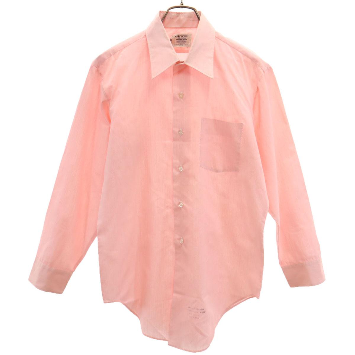 

ARROW 70s Vintage Made in Japan Long sleeve shirt pink Men s Used
