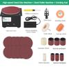 3-In-1 Small Electric Sanding Machine Household DIY High Speed Orbital Sander Portable Desktop Sharpening Tool
