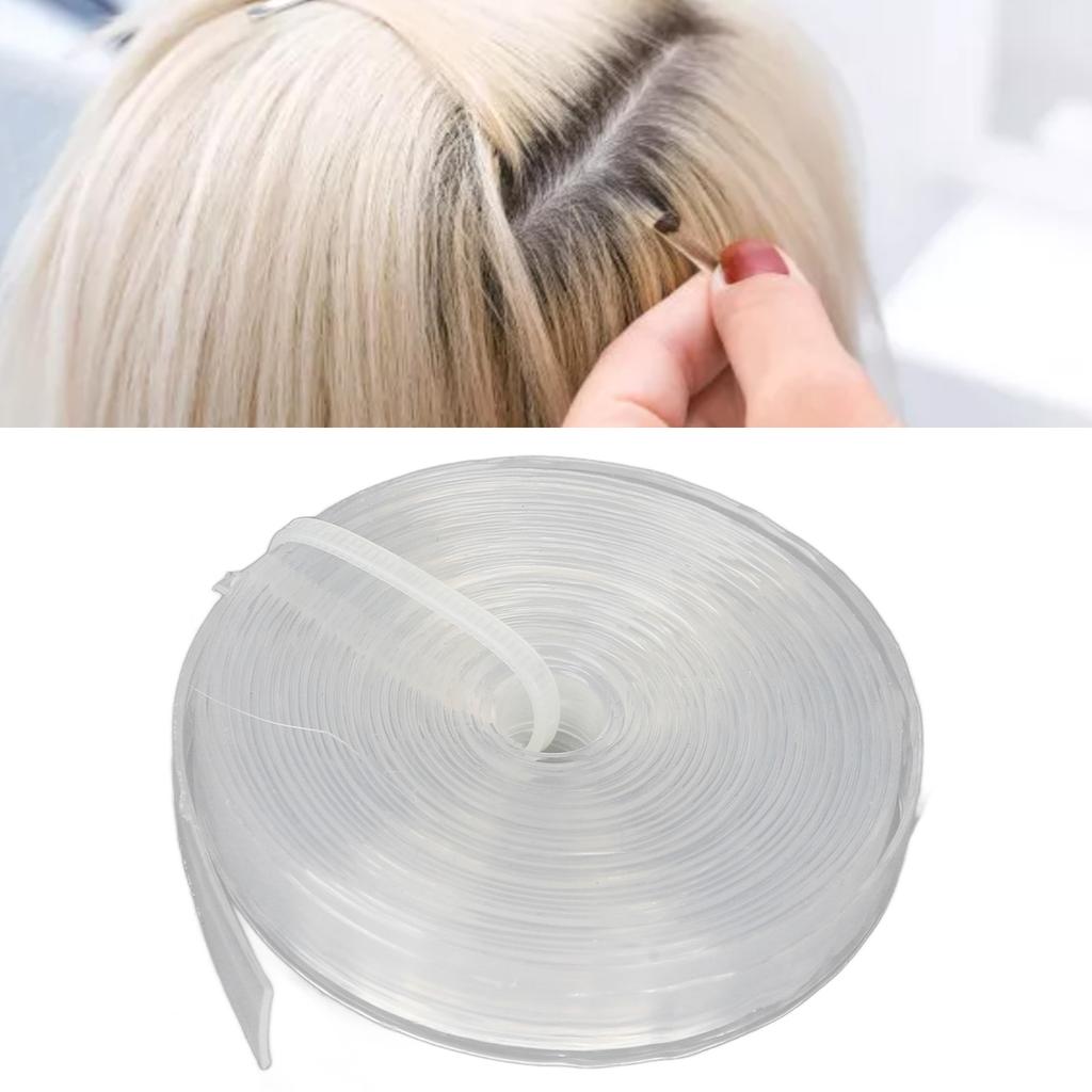 Hair System Tape Roll 0.8mm Wide Strong Adhesion Hair Extension Tape Roll for Hair Salons White
