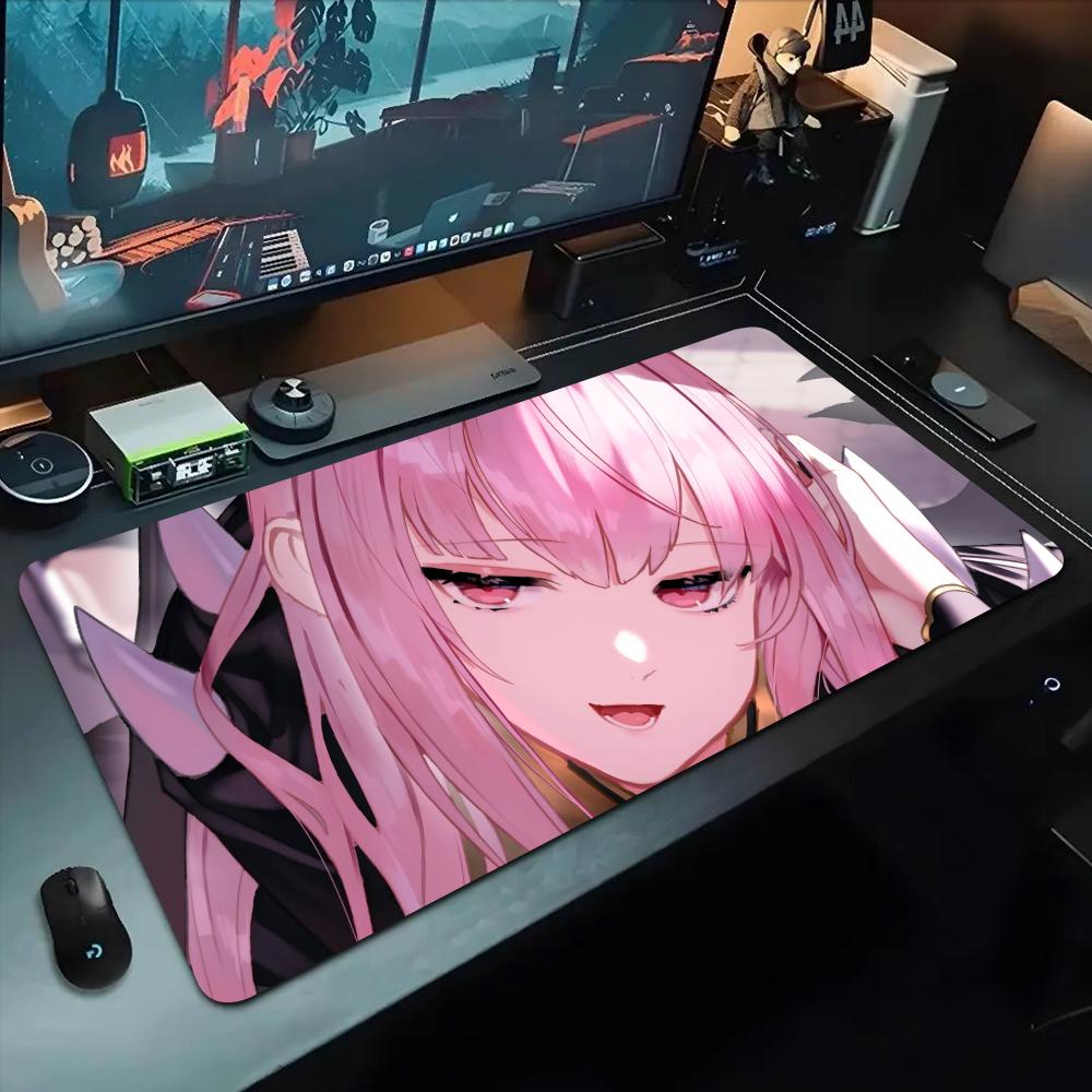 calliope mori Mouse Pad 500X1000 mm Large Gaming Mousepad Gamer XL Rubber Otaku Keyboard Pad Laptop Desk Mat