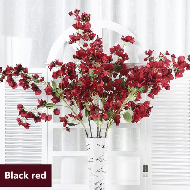 New home flower arrangement artificial bougainvillea filigree fake flower wedding decoration DIY party arch decoration