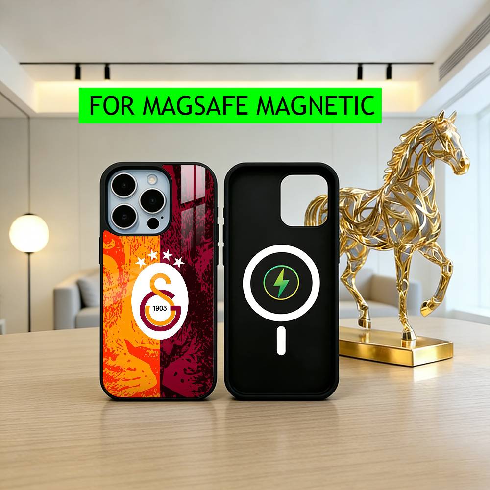 Pattern G-Galatasaray SK-es Phone Case For iPhone17,16,15,14,13,12,11 Plus,Pro Magnetic with Magsafe Wireless Charging